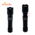 Rechargeable Super Bright Zoom Dimmable High Power  Powerful Tact Led Torch Flashlight